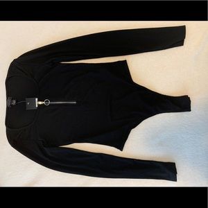 Black Long sleeve bodysuit